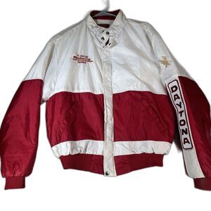 Vintage Mens Nascar Winston Cup Series Daytona Jacket Swingster Sz XL Made USA